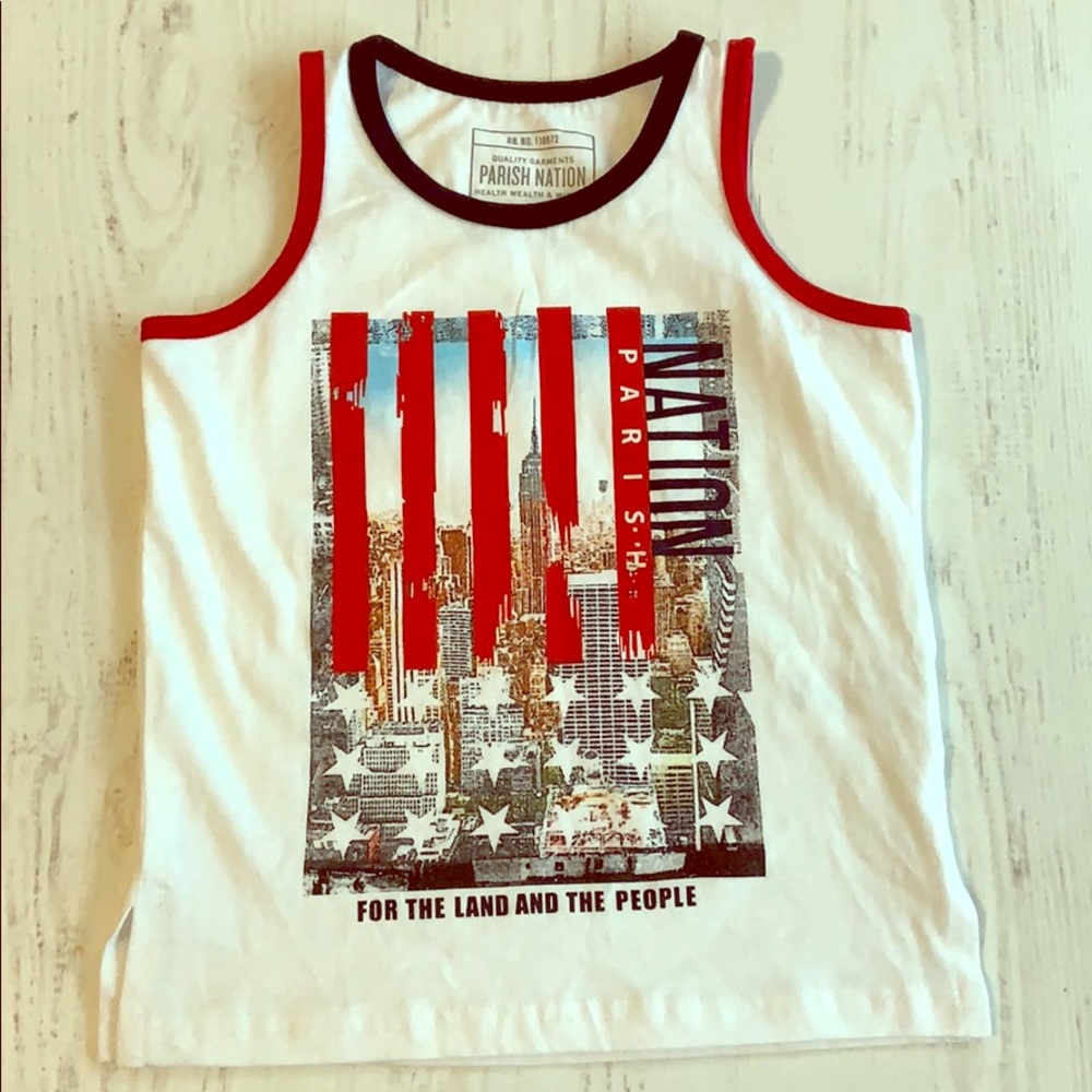 Boys Patriotic Tank